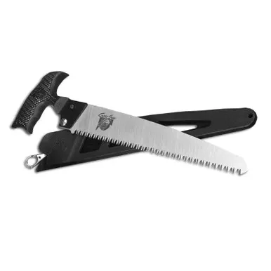 Outdoor Edge GW-2 GrizSaw 8" Wood/Bone Saw, Rubberized TPR Handle and Zytel Polymer Sheath