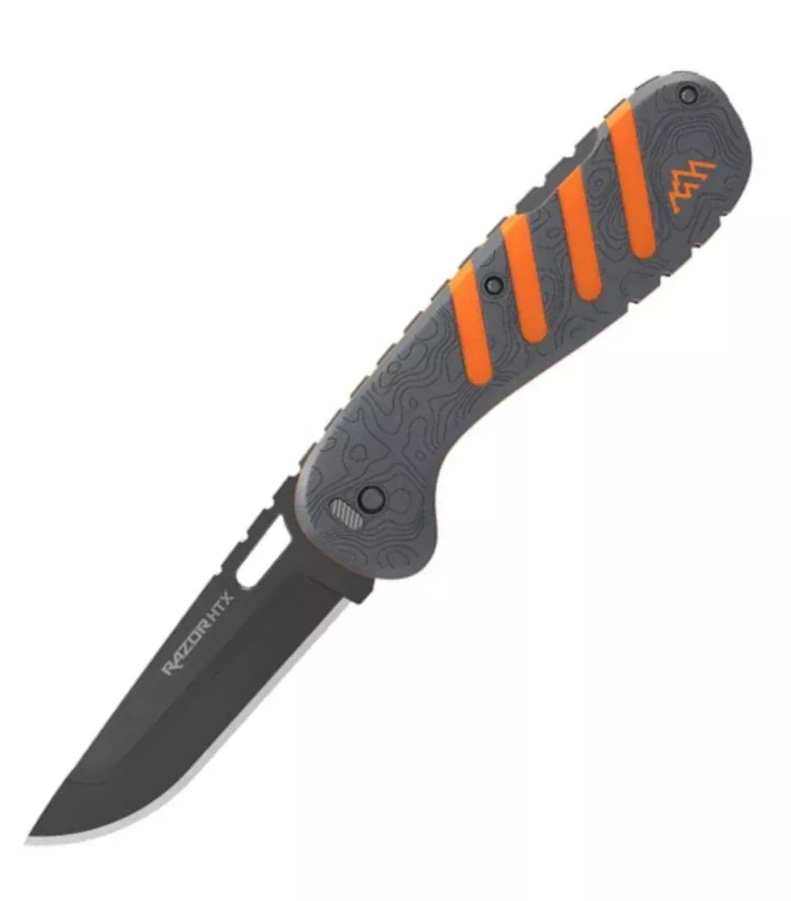 Outdoor Edge Razor HTX Folding Knife Replaceable Org ABS/Grey HTX35Y-6C