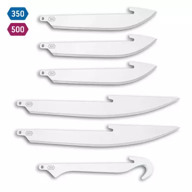 Outdoor Edge RRC-6 5.00" Combo Replacement Blades, Stainless, 6-Pack