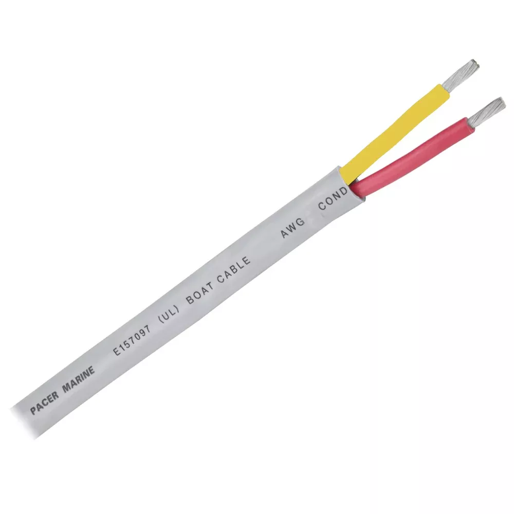 Pacer 16/2 AWG Round Safety Duplex Cable – Red/Yellow – 250′