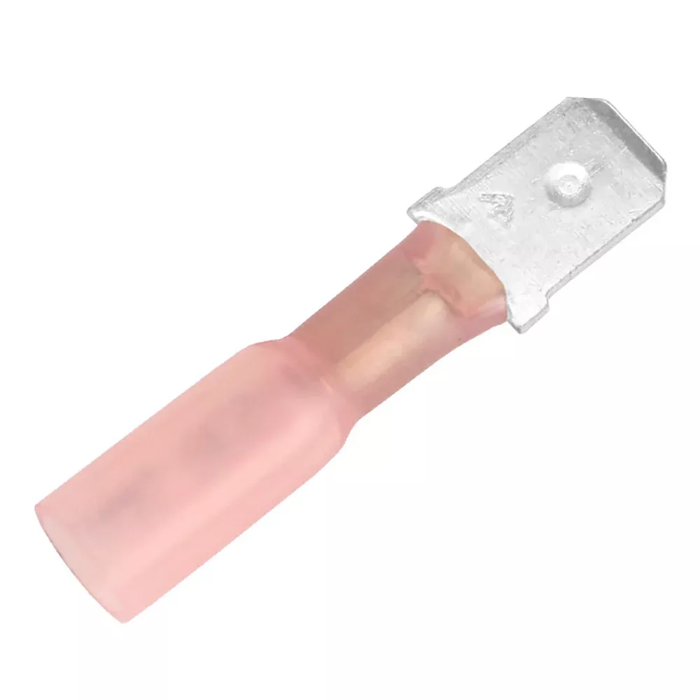 Pacer 22-18 AWG Heat Shrink Male Disconnect – 3 Pack