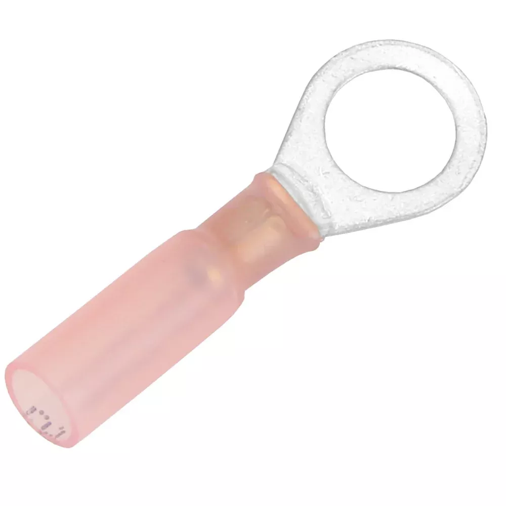 Pacer 22-18 AWG Heat Shrink Ring Terminal – 5/16″ Stud Size – 3 Pack