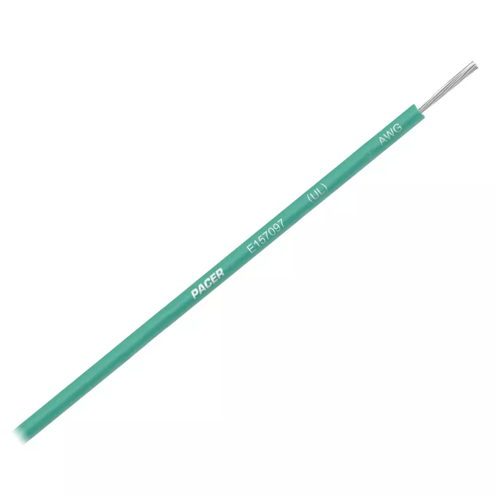 Pacer Green 12 AWG Primary Wire – 25′