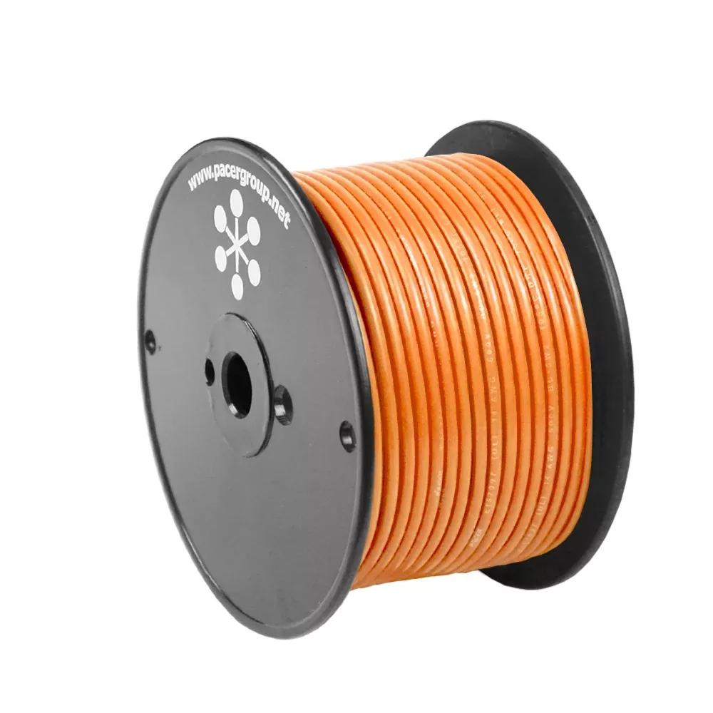 Pacer Orange 18 AWG Primary Wire – 100′