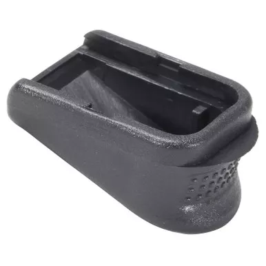 Pachmayr 03882 Grip Extender Extended 2rds, Compatible w/Glock26/27/33/39 add 2rd, Black Polymer 2 Per Pack