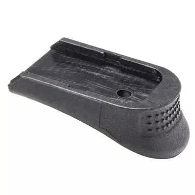 Pachmayr 03894 Grip Extender Extended Compatible w/ Glock 17/18/19/22/23/24/25/31/32/34/35/37, Black Polymer 2 Per Pack