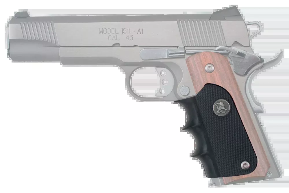 Pachmayr GM-ALS Colt 1911 With Deluxe Pacwood