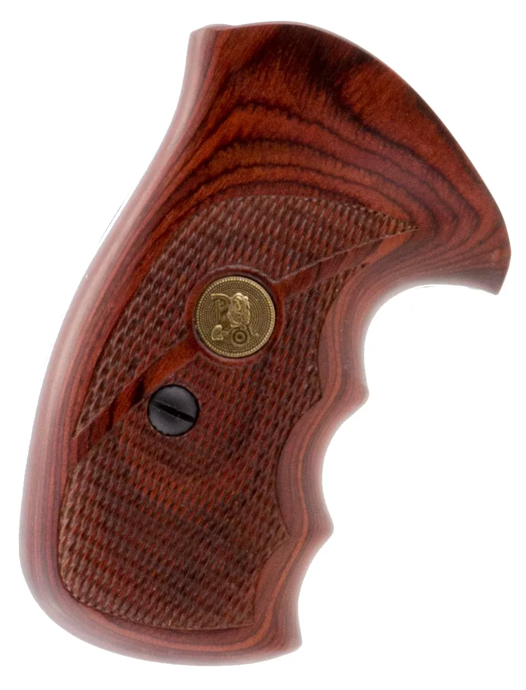 Pachmayr Laminated Wood Grips - S&w N-frame Rnd.butt Rosewood