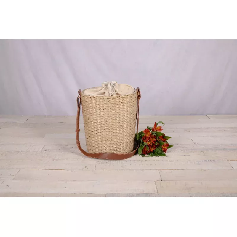 Palermo Rush Insulated Bucket Tote with Leather Straps