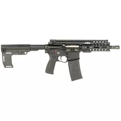 Patriot Ordnance Factory 2169 P415 Edge 5.56 NATO 30+1 7.25" Black Nitride Threaded Barrel, Black Anodized Aluminum Receiver