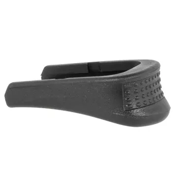 Pearce Grip PG48 Grip Extension made of Polymer with Texture Black Finish & 5/8" Gripping Surface for 9mm Luger Glock 43X, 48