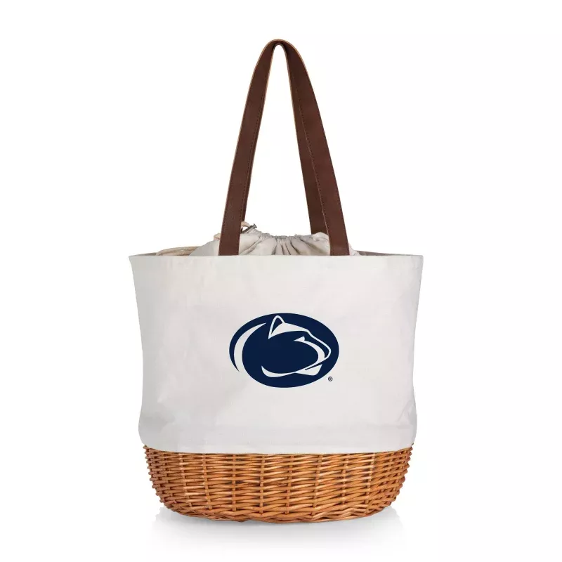Penn State Nittany Lions – Coronado Canvas and Willow Basket Tote