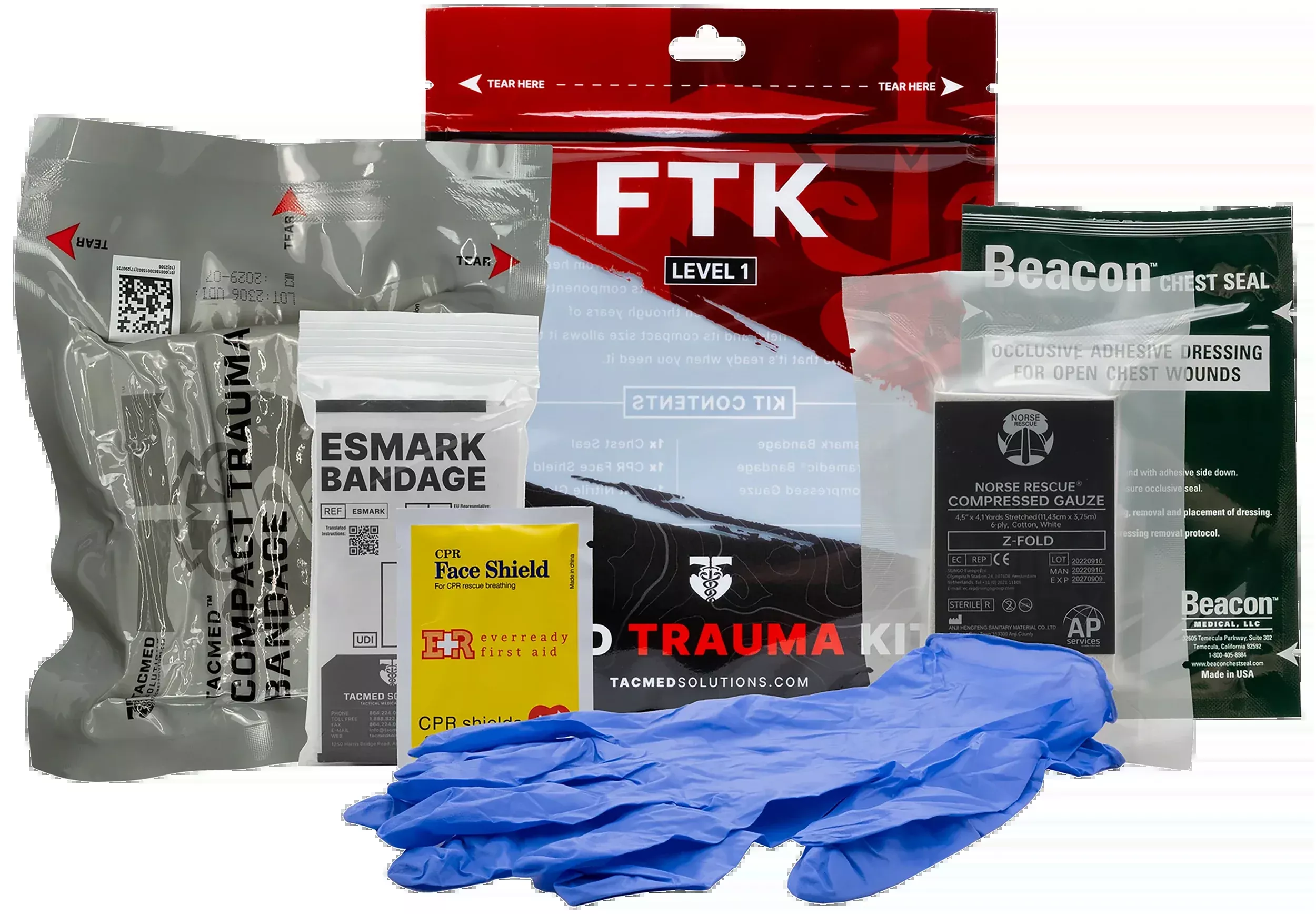 Phalanx Trauma Kit, Tacmed 80-0115Level 1Field Trauma Kit