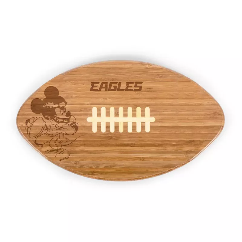 Philadelphia Eagles Mickey Mouse – Touchdown! Football Cutting Board & Serving Tray