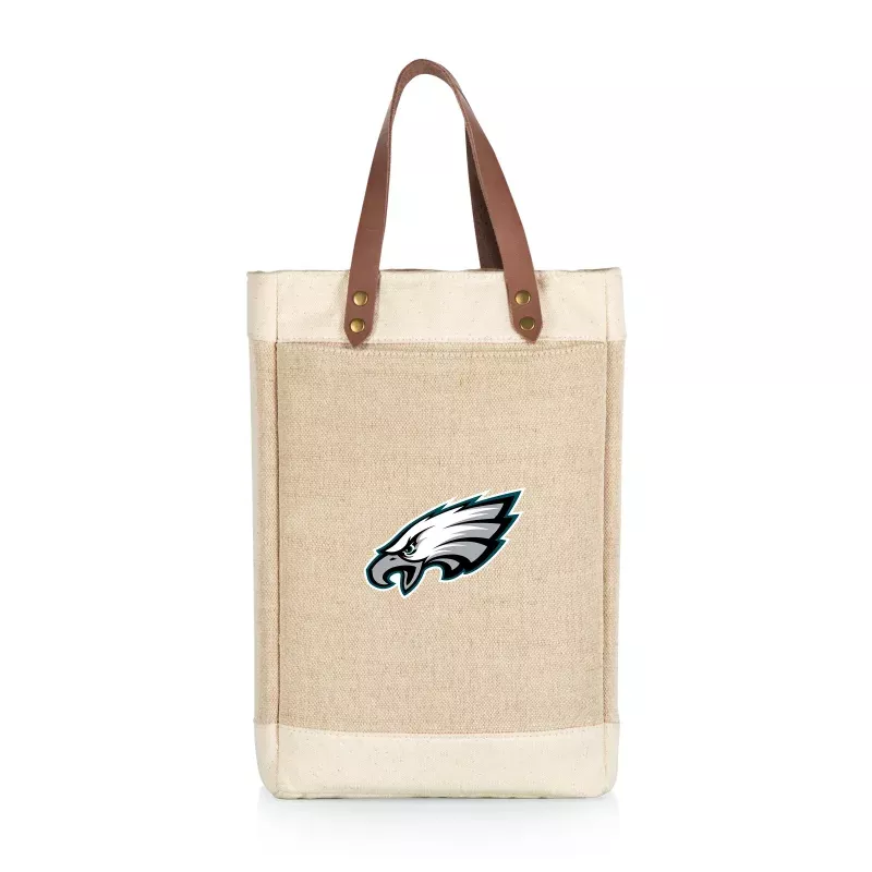 Philadelphia Eagles – Pinot Jute 2 Bottle Insulated Wine Bag