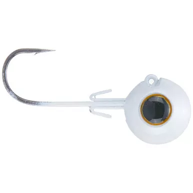Picasso Straight Drop Jig Head #2 2Pk 1/4oz White Pearl