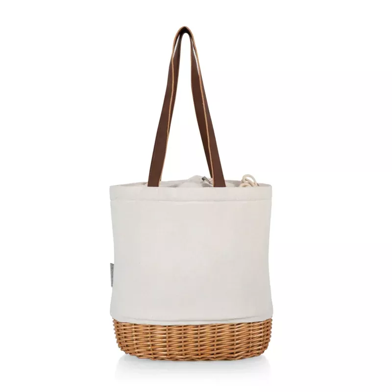 Pico Willow and Canvas Lunch Basket