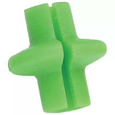 Pine Ridge 2782 Kisser Button Slotted, Lime Green, 1 Pack