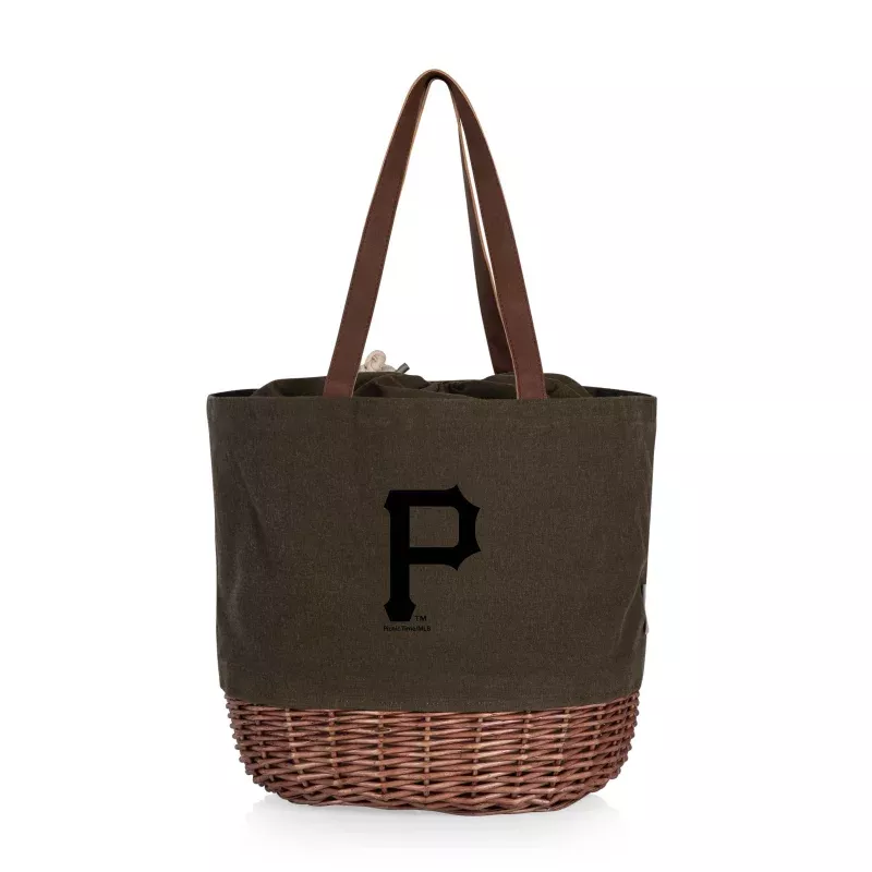 Pittsburgh Pirates – Coronado Canvas and Willow Basket Tote