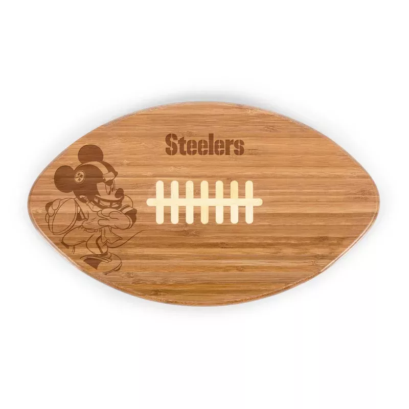 Pittsburgh Steelers Mickey Mouse – Touchdown! Football Cutting Board & Serving Tray