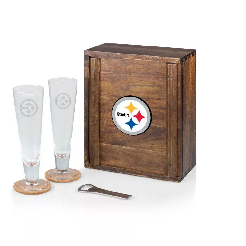 Pittsburgh Steelers – Pilsner Beer Glass Gift Set