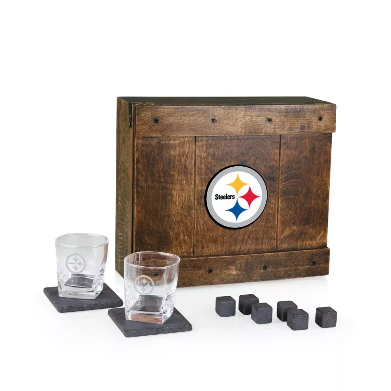 Pittsburgh Steelers – Whiskey Box Gift Set