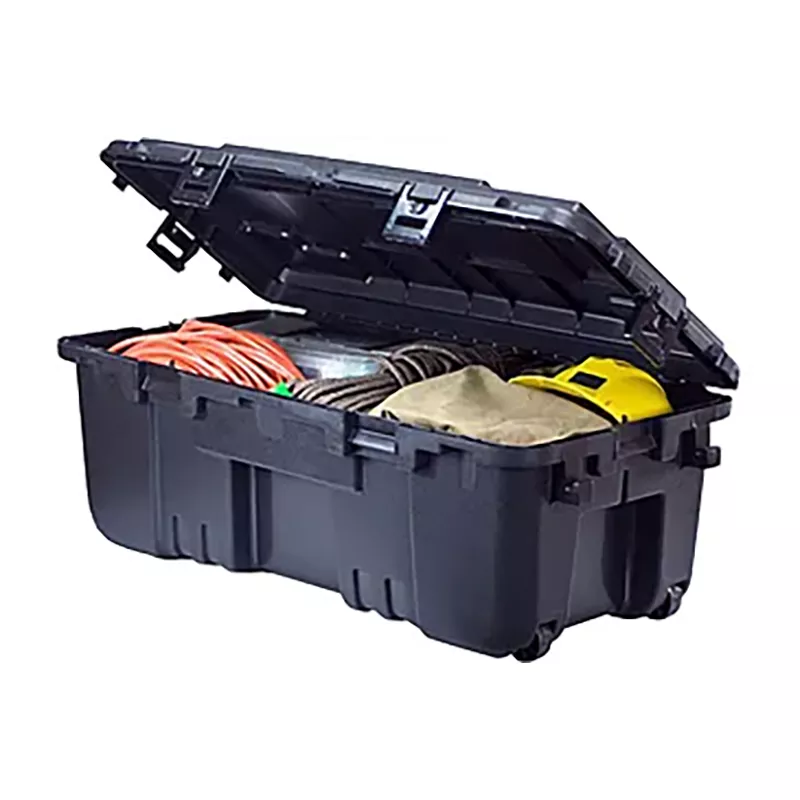 Plano Large Hinged Storage Box - Black