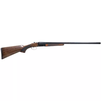 Pointer FT62028 FT6 Full Size 20 Gauge Break Open 3" 2rd 28" Black Side By Side Barrel, Black Anodized Aluminum Receiver, Fixed Turkish Walnut Stock, Ambidextrous