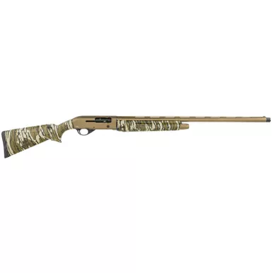 Pointer KIRFT4MBL12 Field Tek 4 12 Gauge 28" 5+1 3" Midnight Bronze Cerakote Rec/Barrel Mossy Oak Bottomland Stock Right Hand (Full Size)