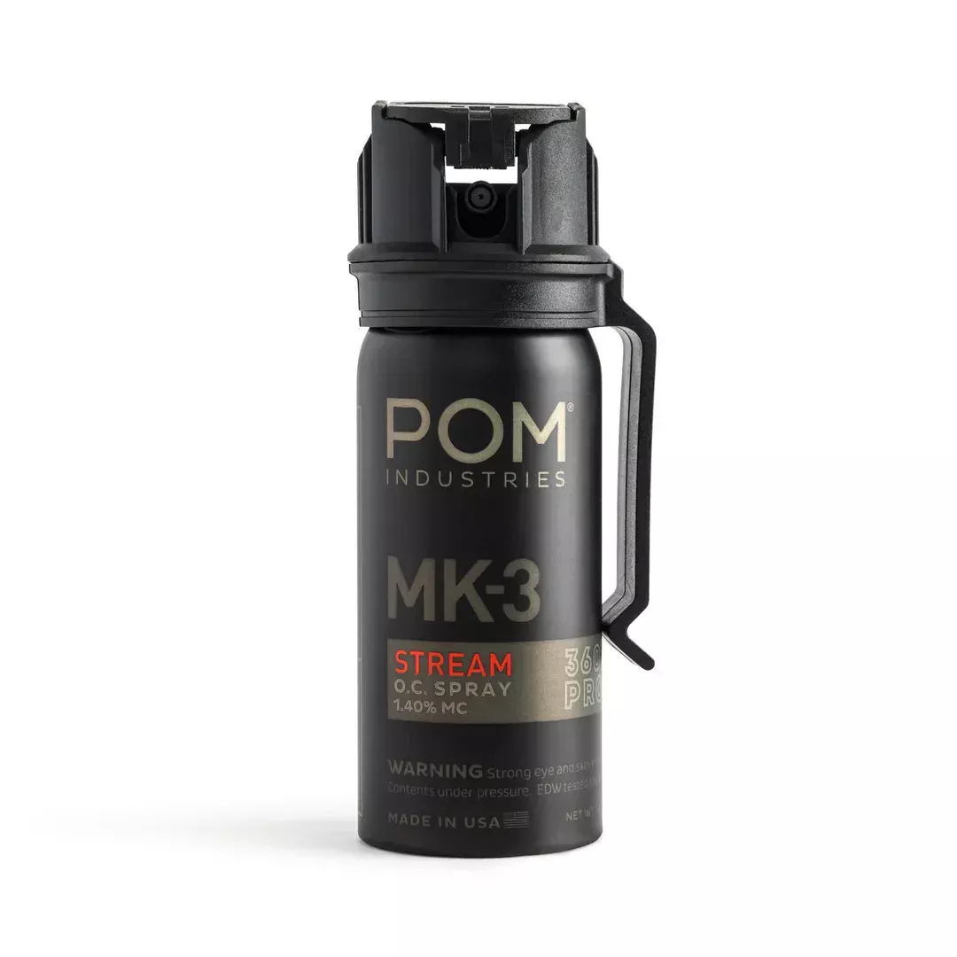 POM MK3 Professional Pepper Spray 2oz 18ft Range Black MK3BC14
