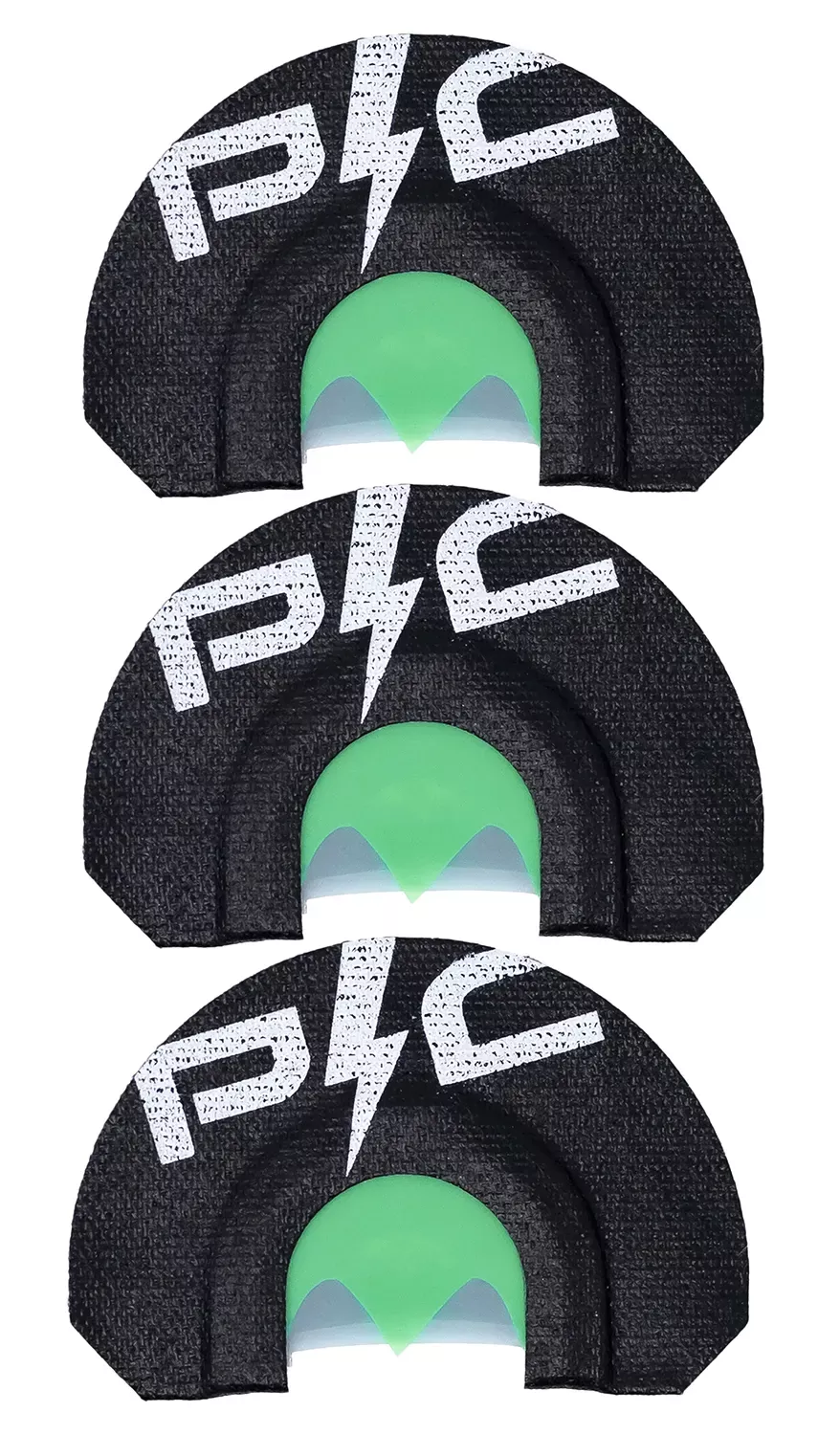 Power Calls Diaphragm Call Turkey Black/Green Bat Wing Cut 3 Pak 24251