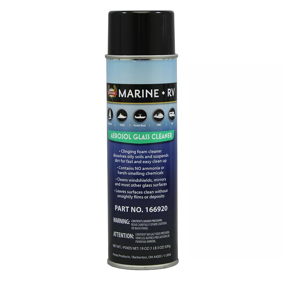 Presta Marine Ammonia Free Aerosol Glass Cleaner - 19oz