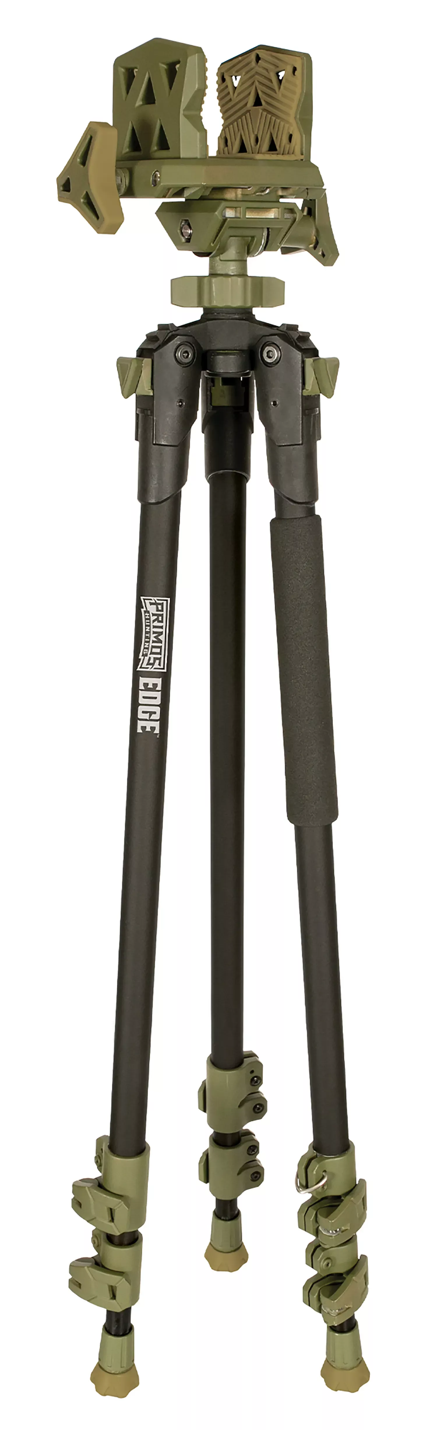 Primos Edge 31"-59", Dark Earth with Black Legs, Gun Clamp Mount
