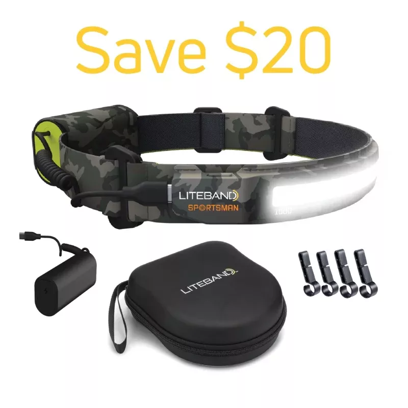 PRO 1000 Lumen Bundle|Carbon Fiber&Hi-Vis Yellow&Camo