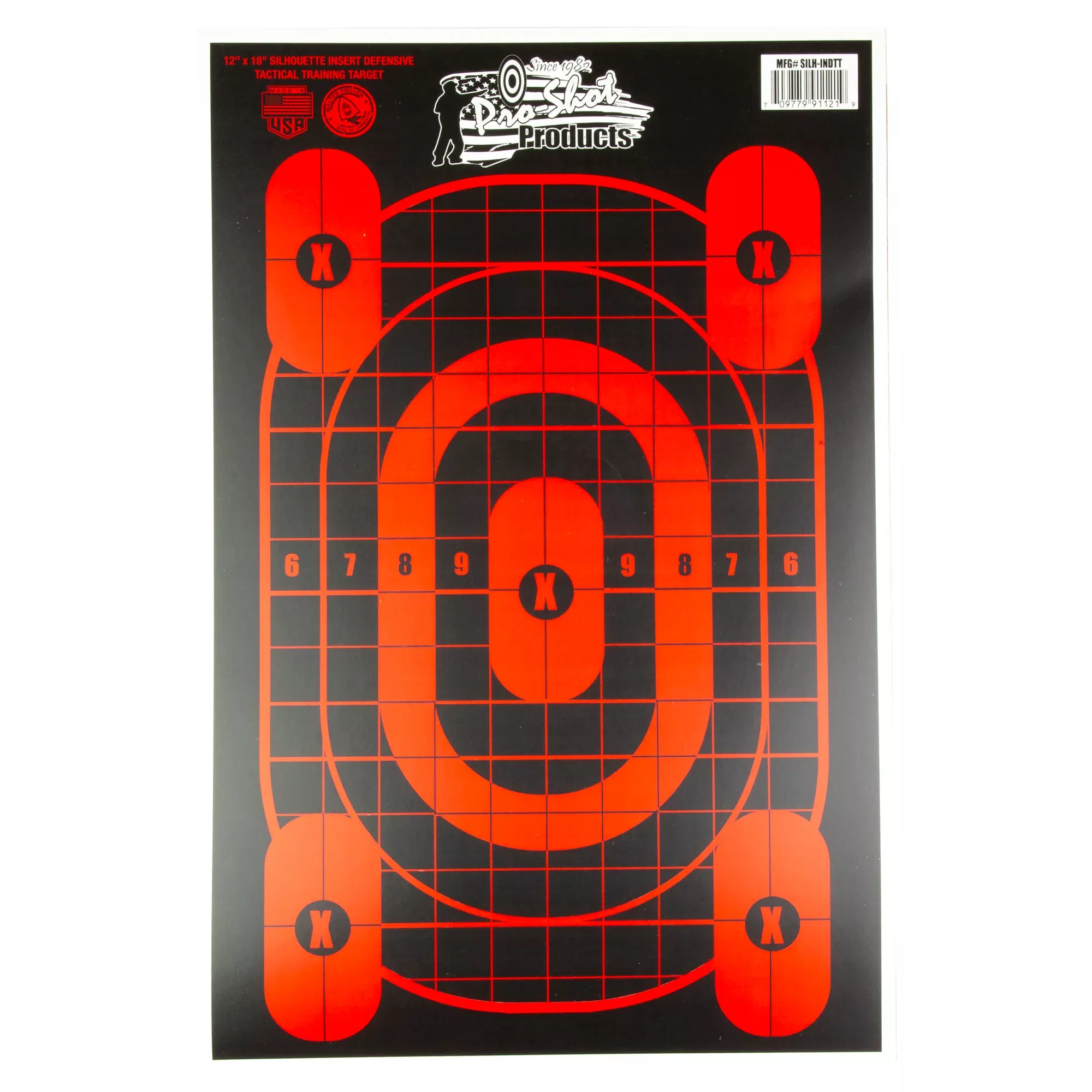 Pro-shot Target 12″x18″ Tac Trng