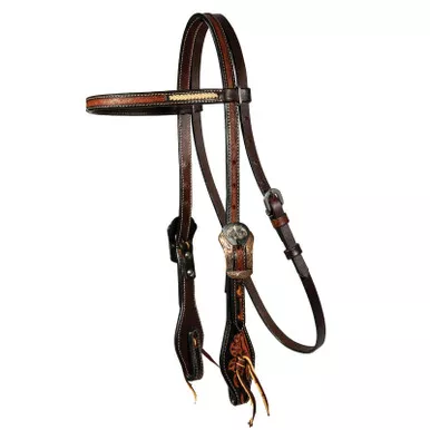 PROFESSIONAL'S CHOICE Heritage Rawhide Braided Browband Headstall (3P4041)