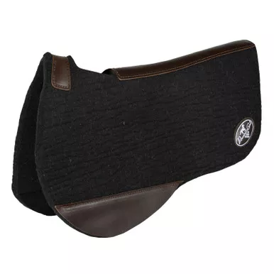 PROFESSIONAL'S CHOICE Steam-Pressed Wool Round Felt Bottom Saddle Pad (PCWFPR)