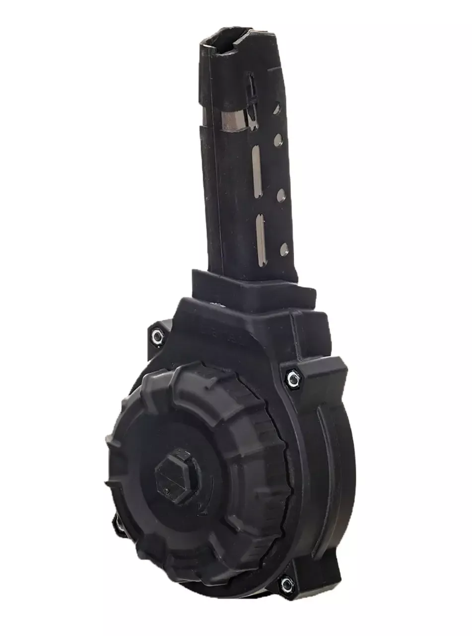 ProMag 10mm Auto 50rd Glock 20 Drum Magazine Black Polymer DRMA69