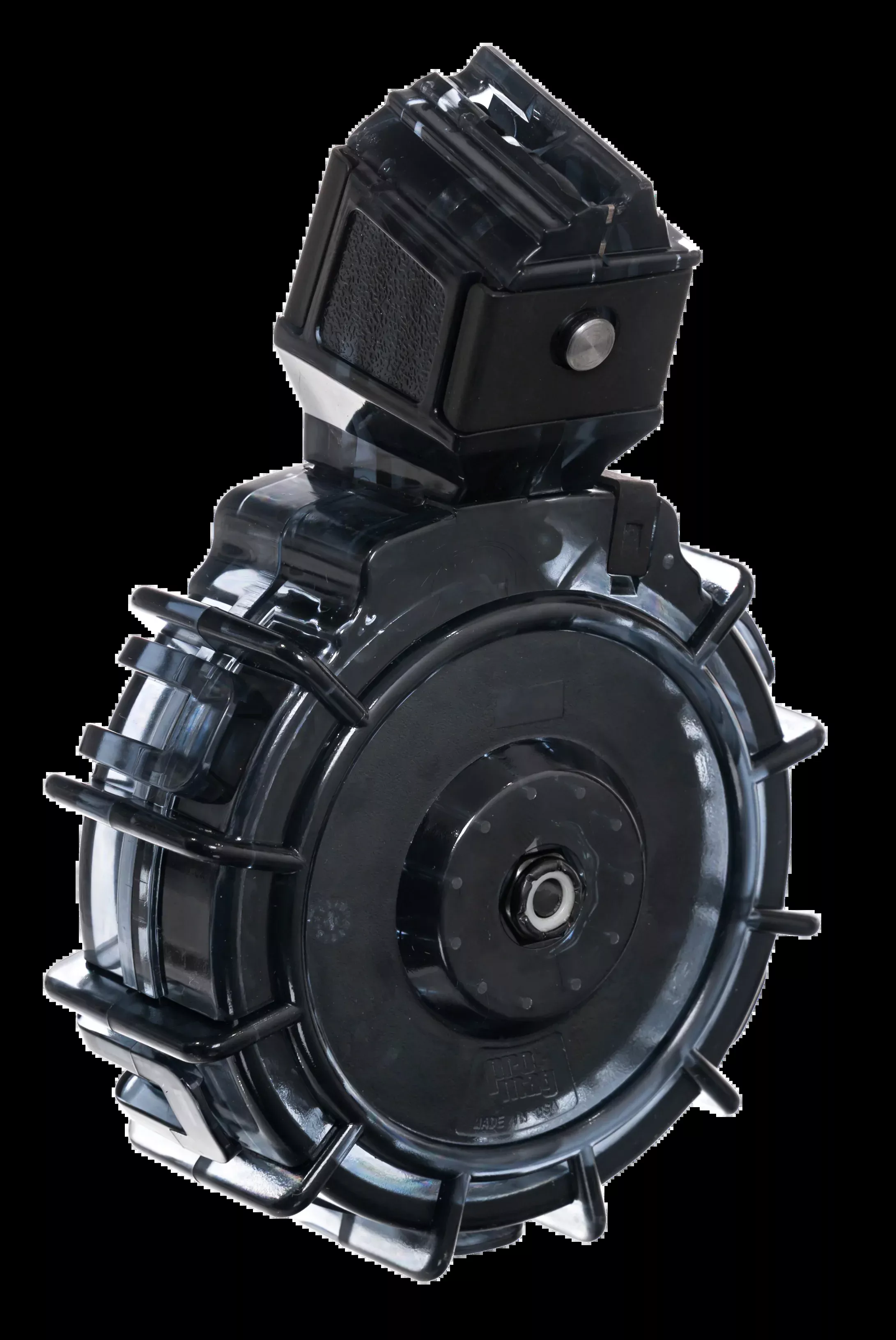 Promag Polymer Drum Magazine Ruger Charger 10/22 .22 Lr Smoke 30 Rd.