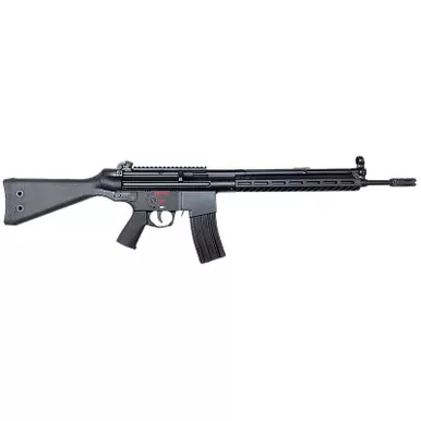 PTR 63 5.56 NATO 30+1 16.25" Black Nitride Threaded Barrel, Black Parkerized Picatinny Rail Aluminum Receiver, M-LOK Handguard, Fixed Black Synthetic Stock, Black Polymer Grip