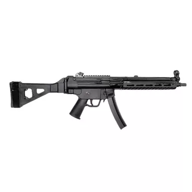 PTR 9LTBR-0090101 9LTBR 9mm Luger 30+1 12.50" Black Nitride Threaded Barrel, M-LOK Handguard, Black Anodized Aluminum Receiver w/Picatinny Rail, Black Synthetic SB Tactical Brace, Black Polymer Grip