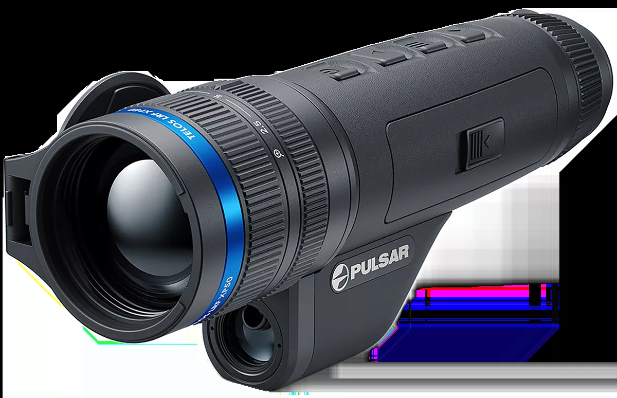 Pulsar Telos XP LRF XP50 Thermal Monocular w/Laser Rangefinder 2.5x-10x 50mm Objective 640×480 50Hz Resolution 4x Zoom Black
