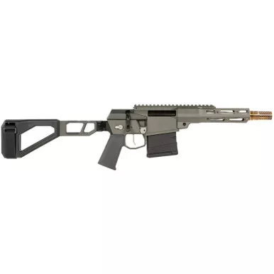 Q LLC FIX868INPISTOL The Fix 8.6 Blackout 30+1 8" Stainless Threaded Barrel Q-Sert Free-Float Handguards, Picatinny Rail Receiver, Black SBA3 Brace Black, Polymer Grips