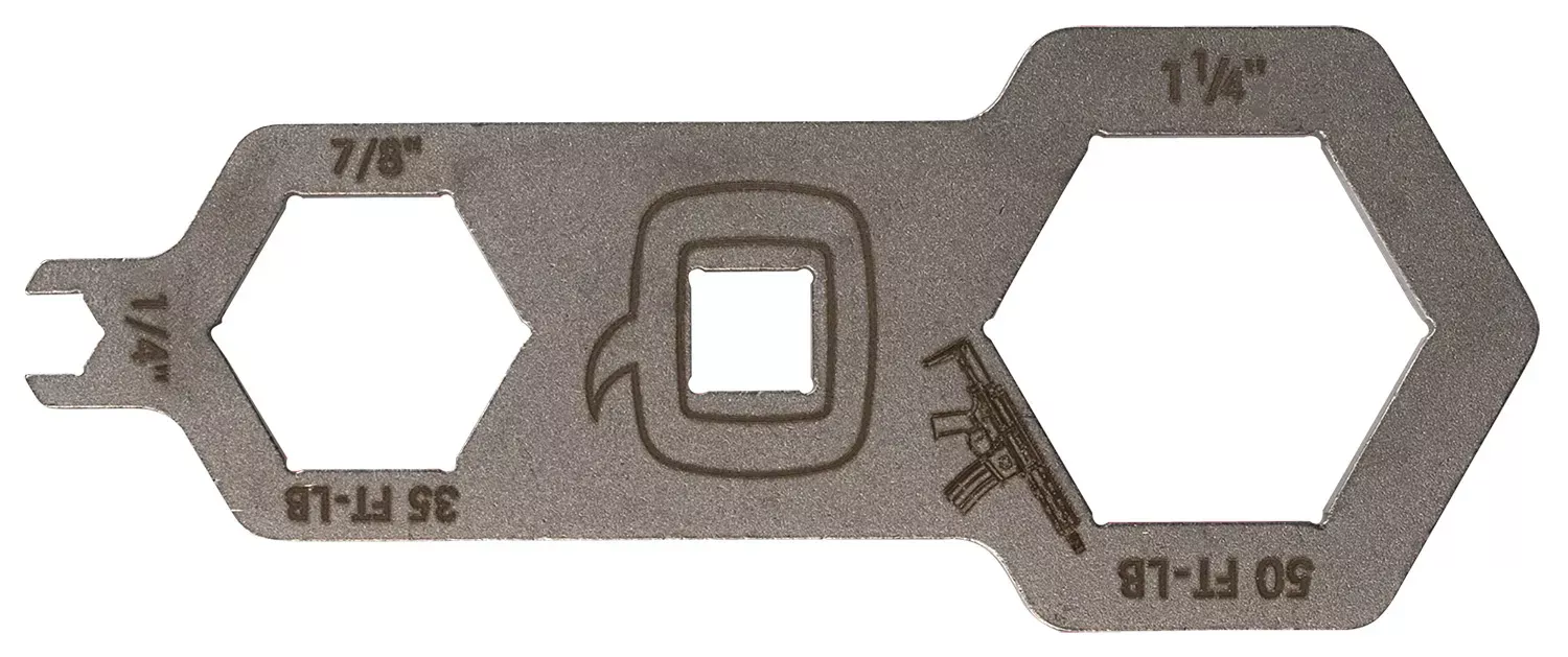 Q LLC Honey Badger Multi-Tool Silver Stainless Steel