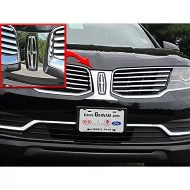 QAA 1-Piece Stainless Front Grille Accent Trim Fits Lincoln MKX 2016-2018 (SG56660)