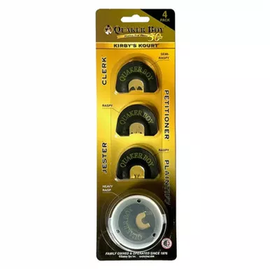 Quaker Boy 4 Pack Kirby's Kourt Turkey Call