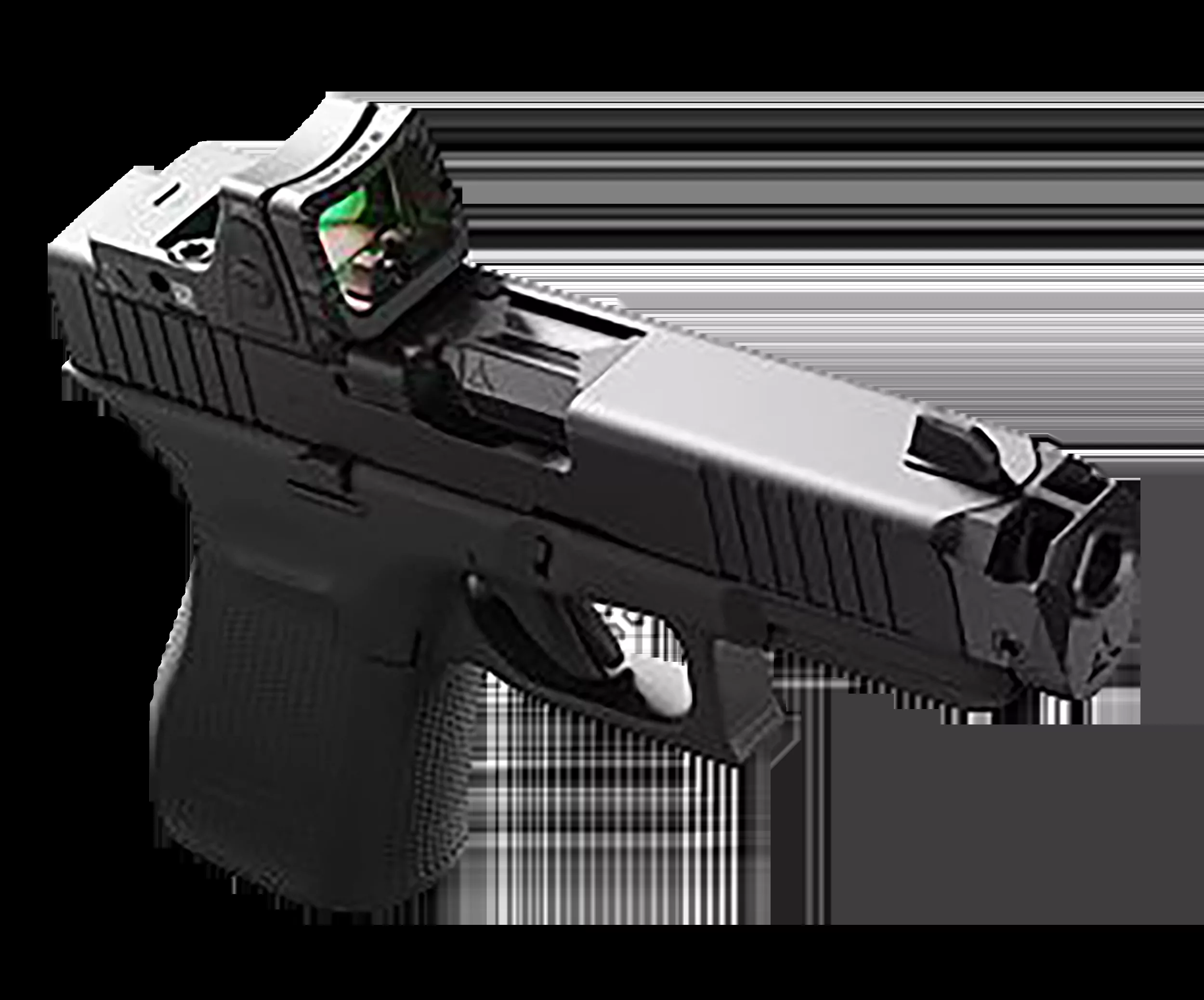 Radian Weapons G1502 Guardian Optic Guard w/Stealth Sights Black EPS Mount Compatible w/Glock MOS