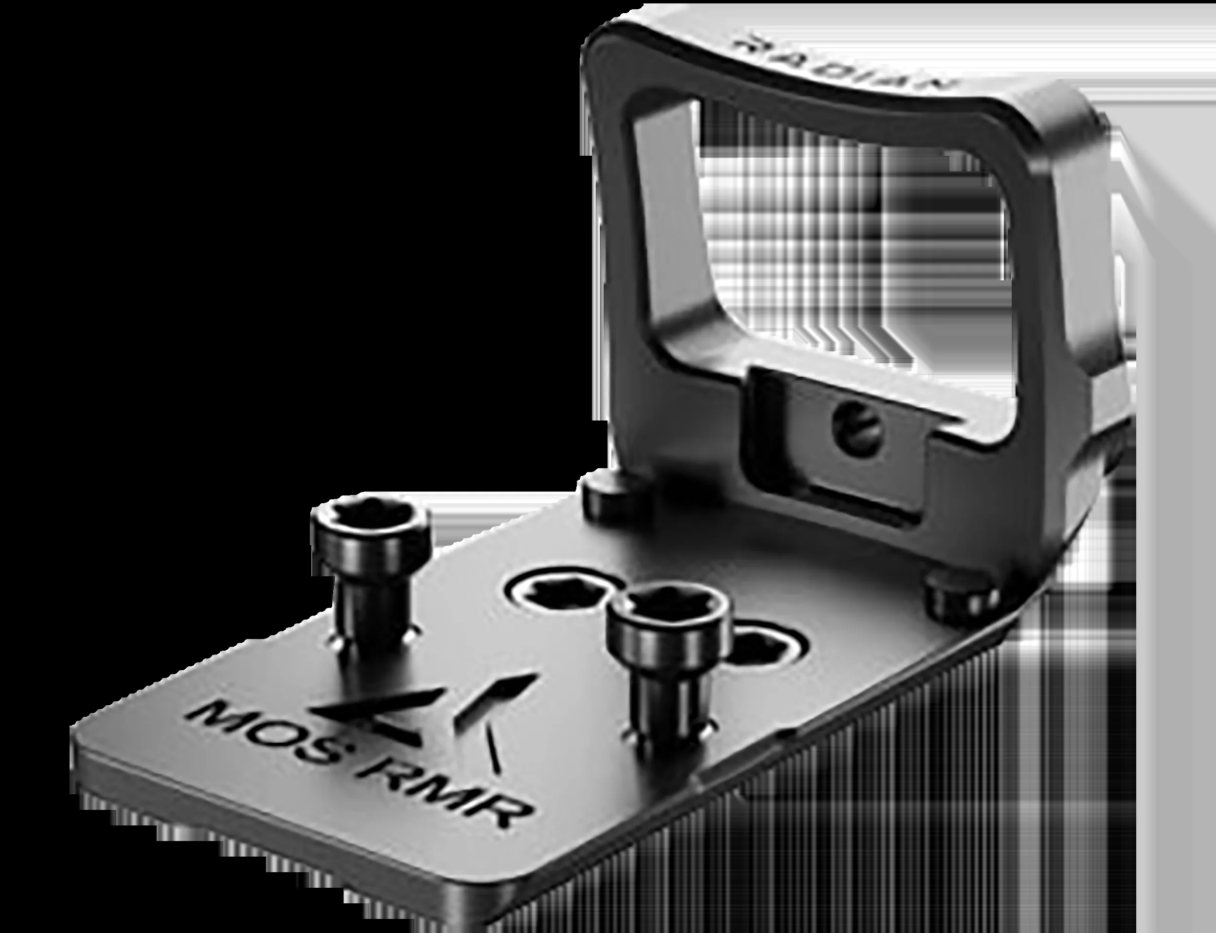 Radian Weapons Guardian Optic Guard Black RMR Mount Compatible w/Glock MOS