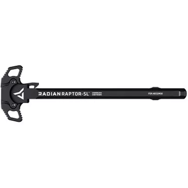 Radian Weapons R0176 Raptor SL Ambi Charging Handle, Black, Slim Line Handles, Fits Mil-Spec AR-15/M16 Platform