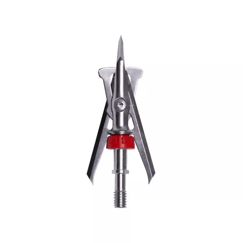 Rage Hypo 2 Crossbow Expandable Broadhead 100 Grain 2″ 4 Pack Silver R60002